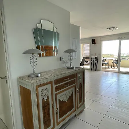 Apartamento Vue Mer, Secteur Des Plages, T3 De Standing Climatise Avec Grande Terrasse Sète