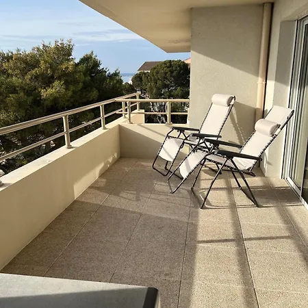 Vue Mer, Secteur Des Plages, T3 De Standing Climatisé Avec Grande Terrasse *