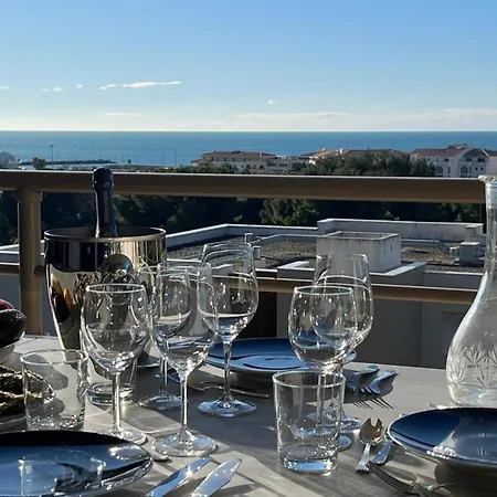 Vue Mer, Secteur Des Plages, T3 De Standing Climatise Avec Grande Terrasse Apartamento